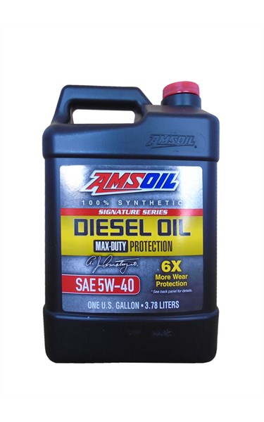 Signature Series Max-Duty Synthetic Diesel Oil 5W-40